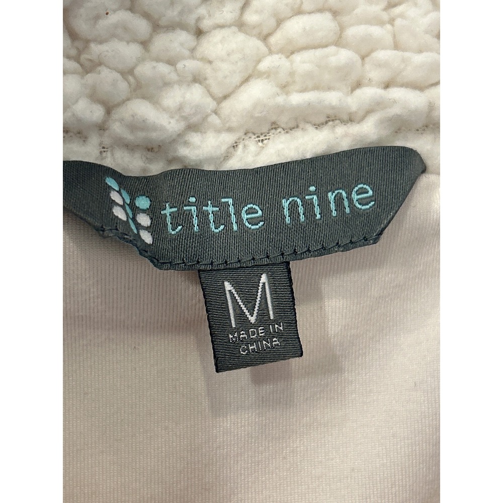 Title Nine Callitrix Sherpa Fleece Dress Sleeveless Hiking Granola Gorpcore M - Picture 3 of 9